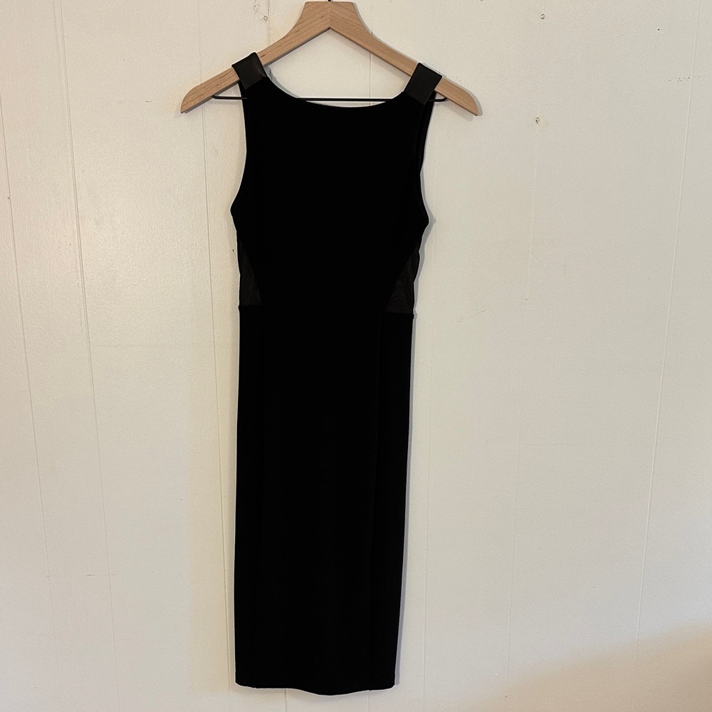 Alice + Olivia Black Midi Dress